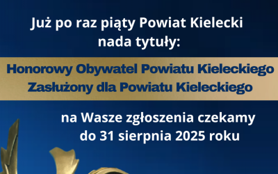 Uhonorujemy zasłużone dla powiatu osoby